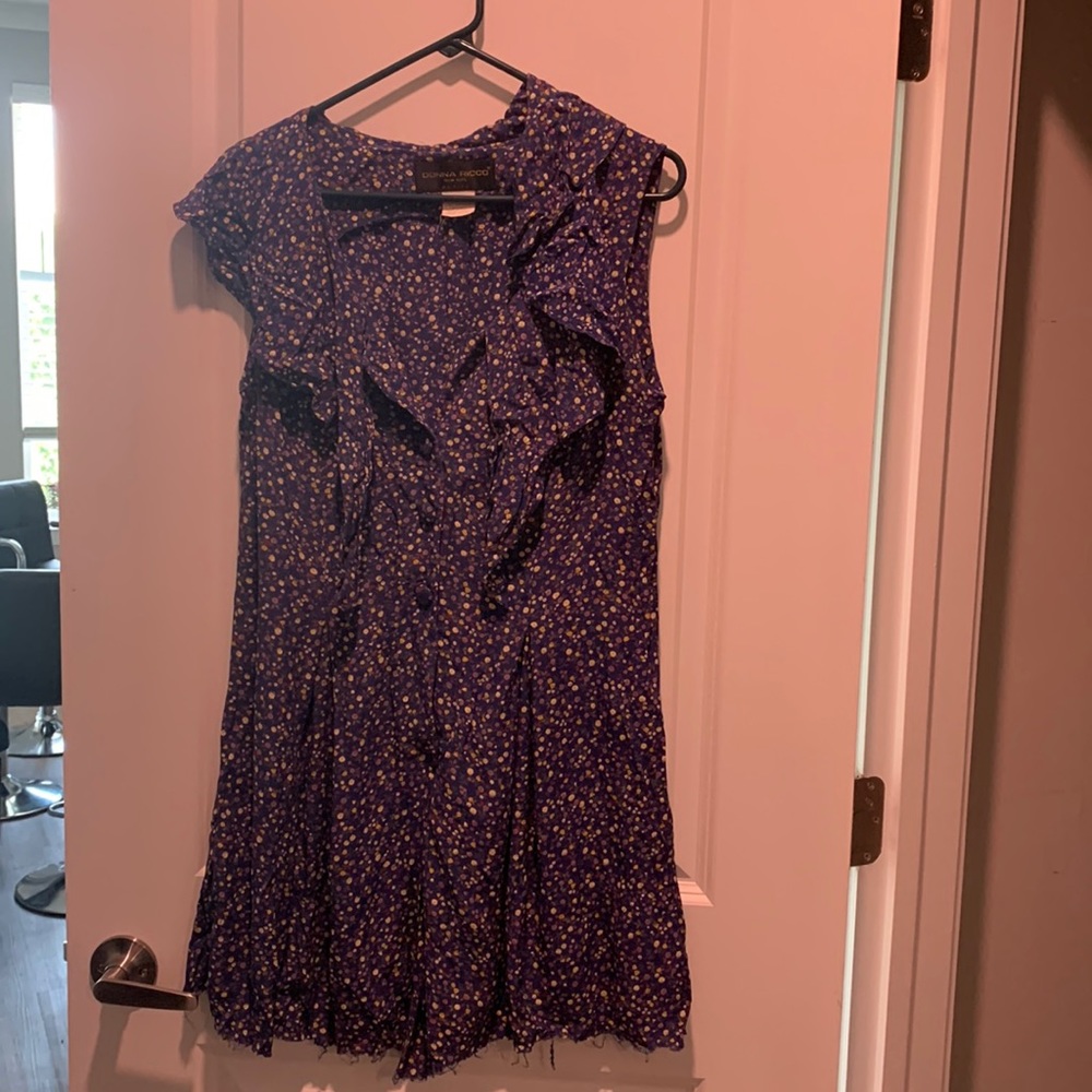 Donna Rocco Petite flower dress. Size 12. Used